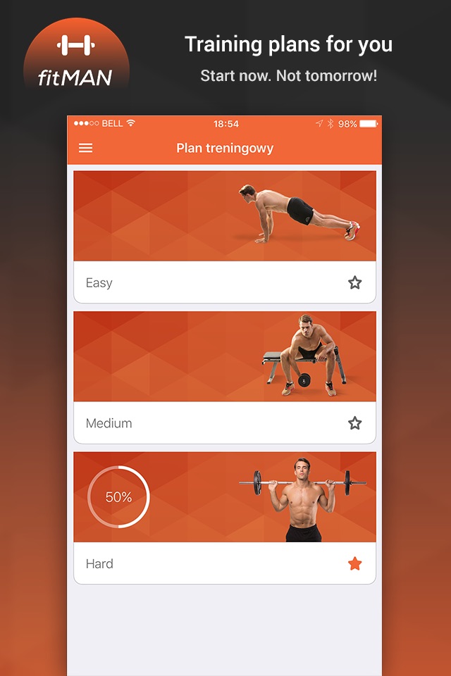 Workouts - Fit Man training screenshot 3