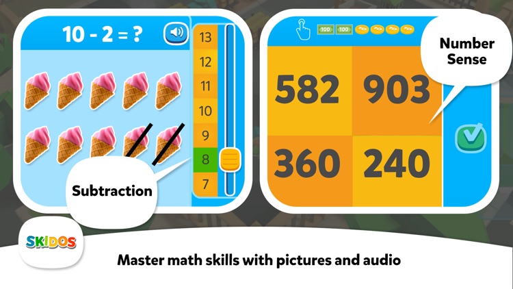 Kids Fun Math Games Cool Train screenshot-4