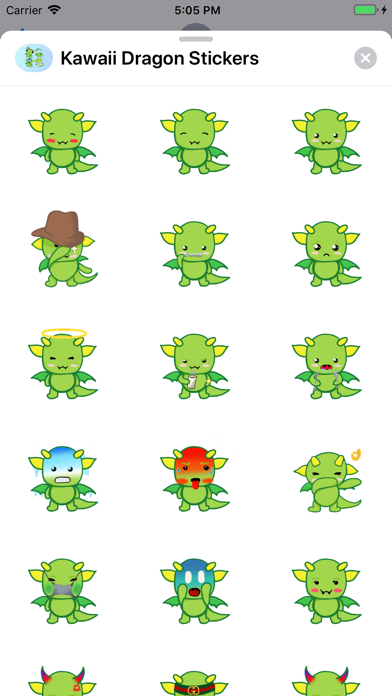 Kawaii Dragon Stickers screenshot 3