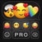 Emoji ;) is a premium alternative keyboard that provides even more emoji than the built-in iOS keyboard