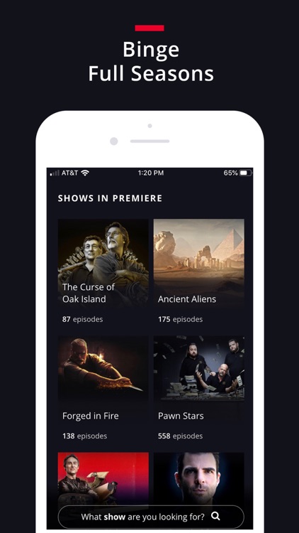 HISTORY: TV Shows on Demand