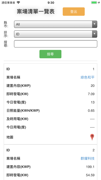 明郅X盈碩 太陽能發電管理系統 screenshot 2