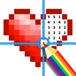 Color by number & Pixel art Logo