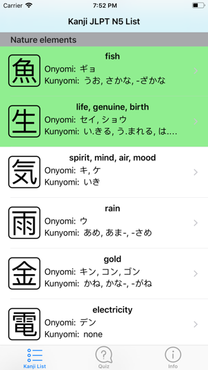 Kanji JLPT 5(圖1)-速報App