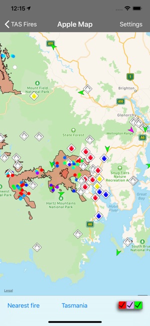 TAS Fires