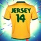 Make your favourite team's jersey in a minutes with your own name and jersey number