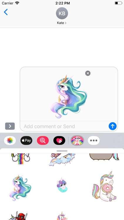 Horse Unicorn Stickers Pack screenshot-8