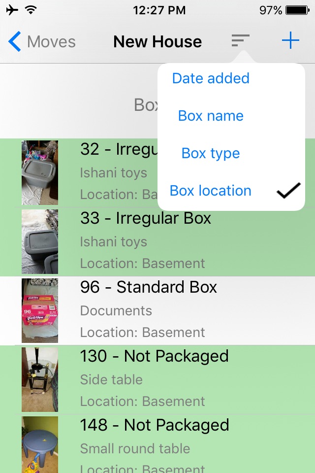 Moving Organizer Pro screenshot 2