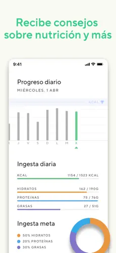 Captura de Pantalla 5 Lifesum: pérdida de peso fácil iphone