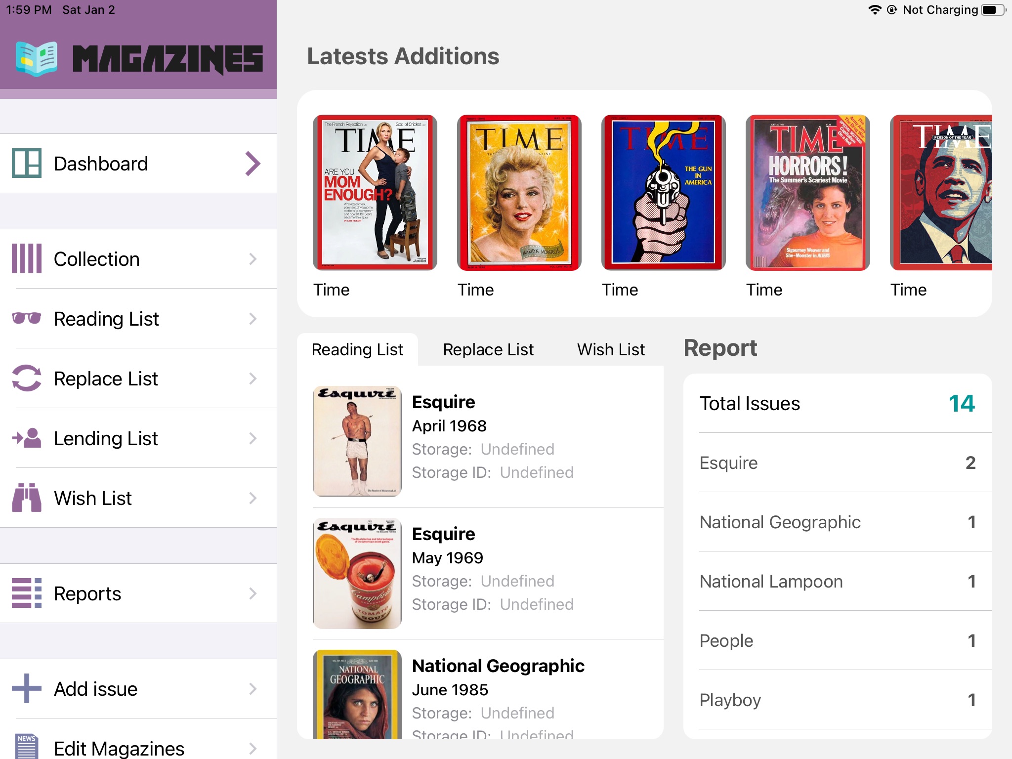 Magazines Collector screenshot 2