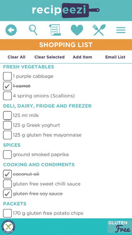 recipeezi Gluten Free screenshot-5