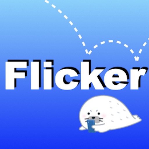 Flick typing input practice iOS App