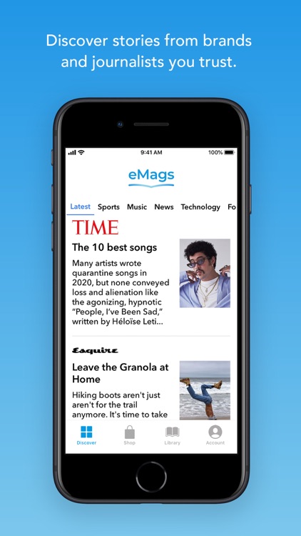 eMags Newsstand and Stories screenshot-0