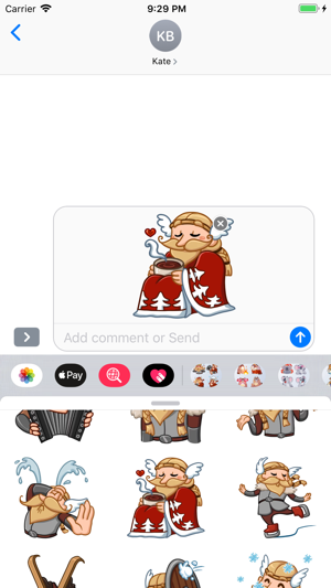 VikingMoji - Viking Stickers(圖2)-速報App