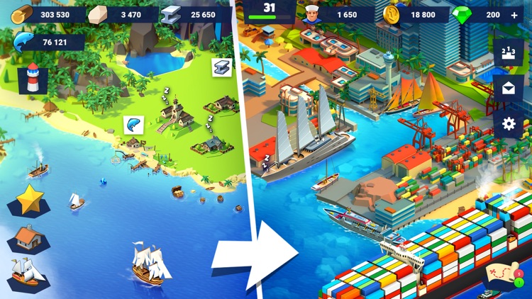 Sea Port: City Ship Tycoon screenshot-0