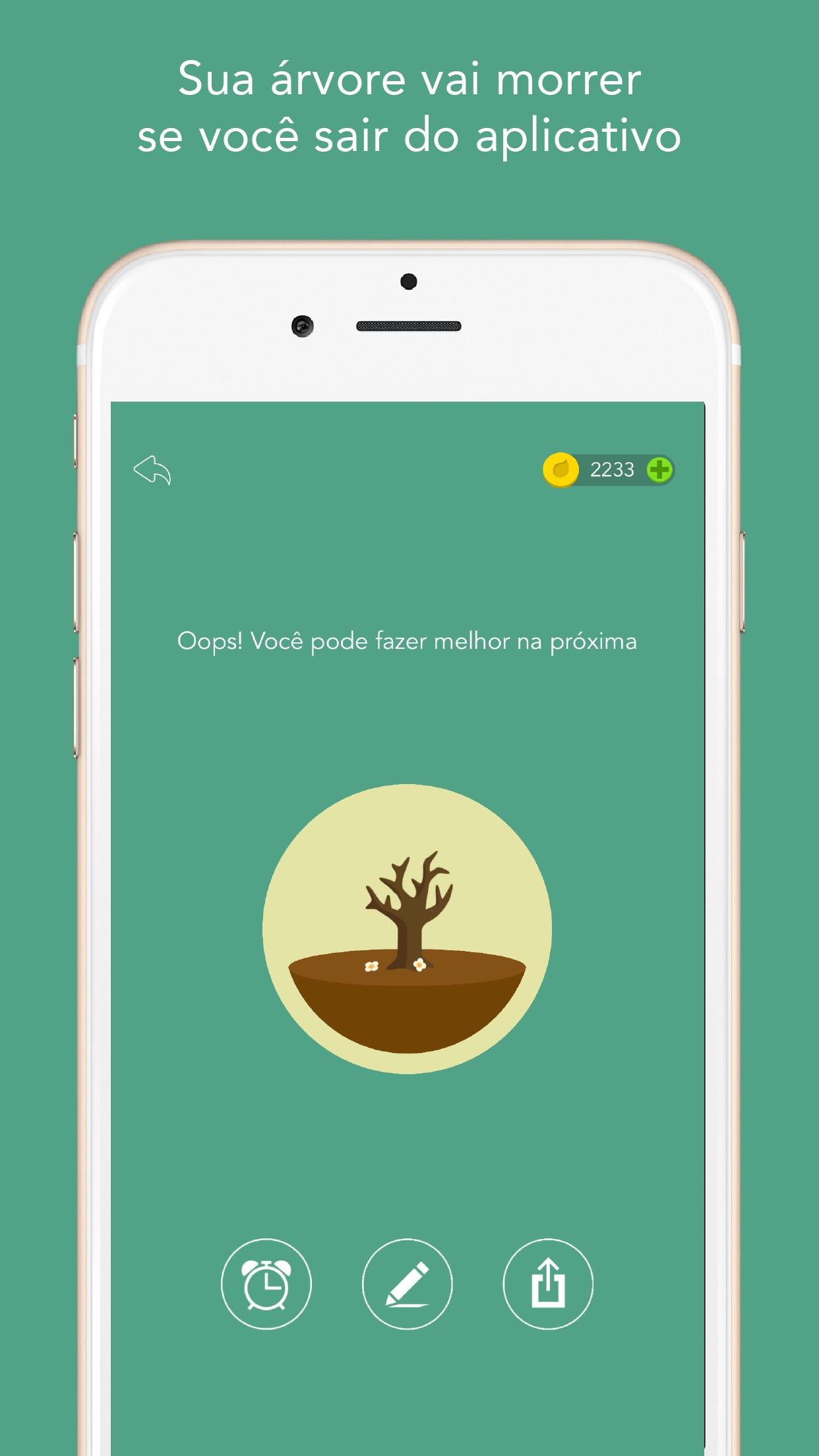 Screenshot do app Forest - Mantenha o foco