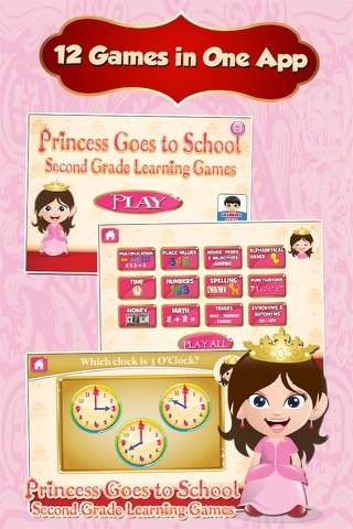 Princess Grade 2 School Games - náhled