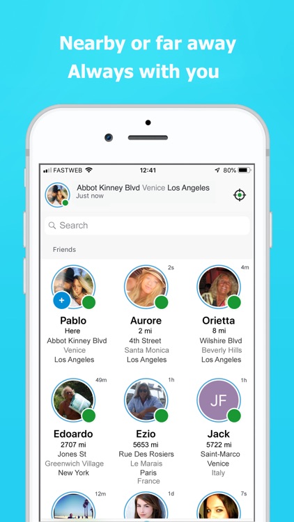 Find Friends Location Sensory