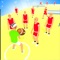 Tap and Swipe to run throw the ball to Team Mate and reach destination by avoid obstacles and opponents
