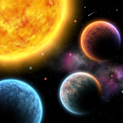 VR Space Roller Coaster Galaxy