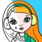 - Color by Number for Girls is beautiful coloring pages with beautiful colors for kids, teens and adults