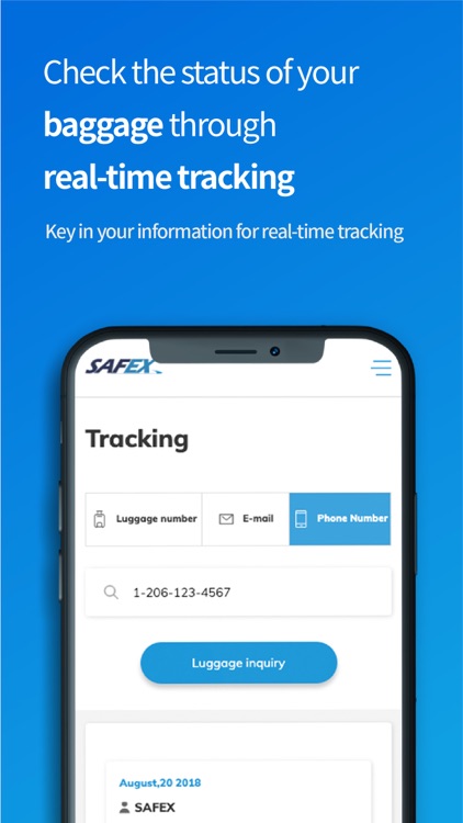 SAFEX - Baggage Service screenshot-4