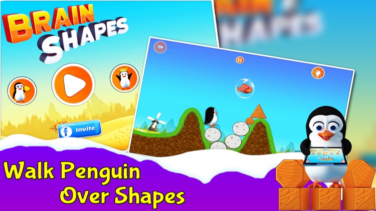 Brain Shapes - Feed Penguins