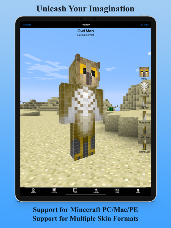 Skin Creator 3D for Minecraft screenshot