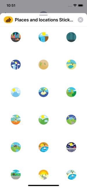 Places and locations Stickers(圖1)-速報App