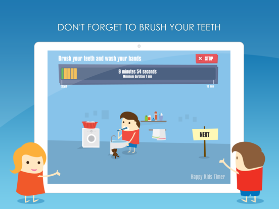 Happy Kids Timer - Morning routines education and motivation app for helping children with daily chore activities. screenshot