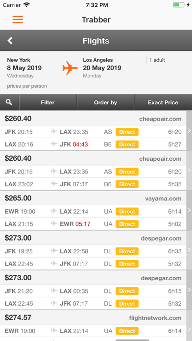 Trabber: Flights, Hotels, Cars screenshot 3