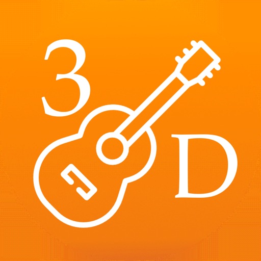 3D Guitar Fingering Chart Icon