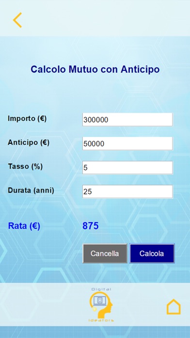 How to cancel & delete Calcola la Rata del Tuo Mutuo from iphone & ipad 3