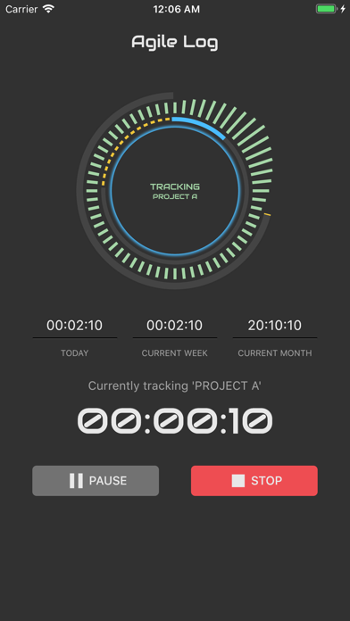 Agile Log - Time Tracker screenshot 2