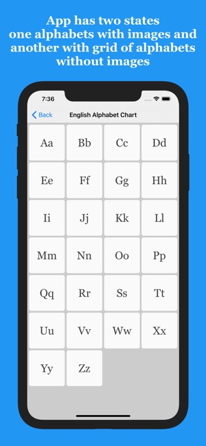 English Alphabet Chart(圖5)-速報App