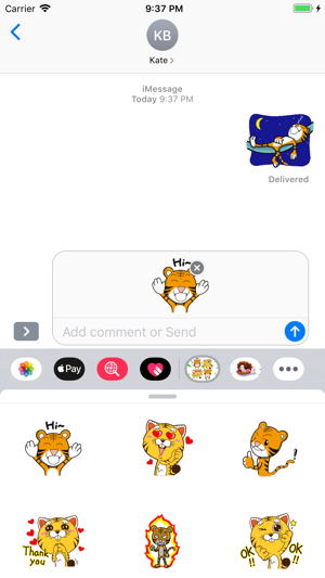 Little Tiger Stickers(圖3)-速報App