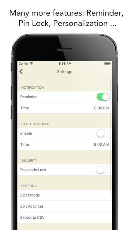 Emoly - Personal Mood Tracker screenshot-4