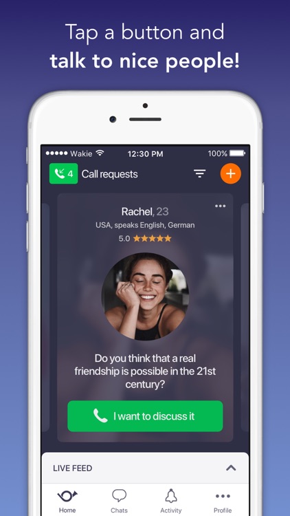 Wakie: Talk to People Easily