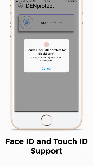 How to cancel & delete iDENprotect for BlackBerry from iphone & ipad 3