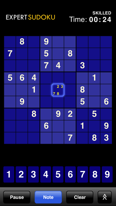 Expert Sudoku Screenshot 1