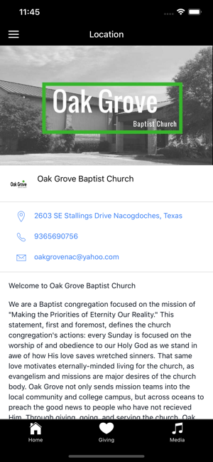 Oak Grove Baptist Church Nac(圖3)-速報App