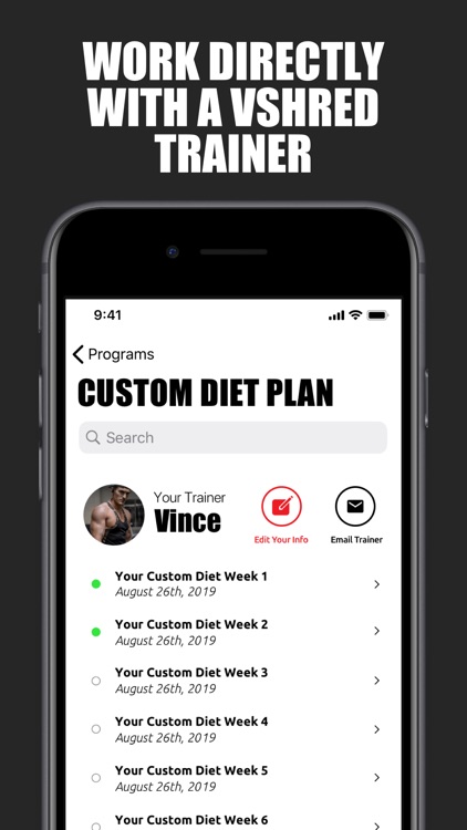 V Shred: Diet & Fitness screenshot-4