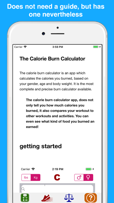 calorie burn calculator - for sports, home, work and other activities Screenshot 4
