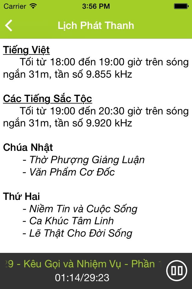 Đài Nguồn Sống screenshot 4