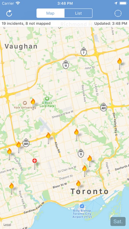 Toronto Incidents