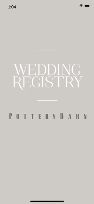 Pottery Barn Wedding Registry On The App Store