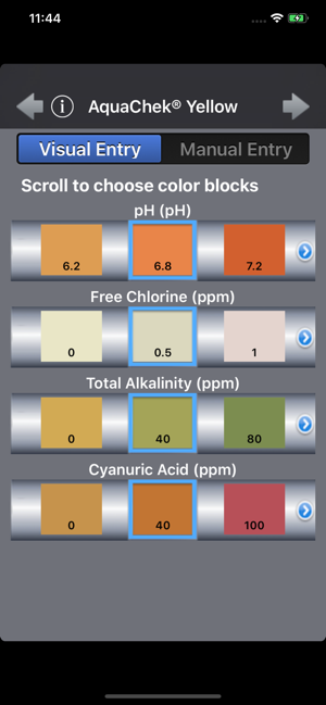 Aqua Chem Test Strips Color Chart