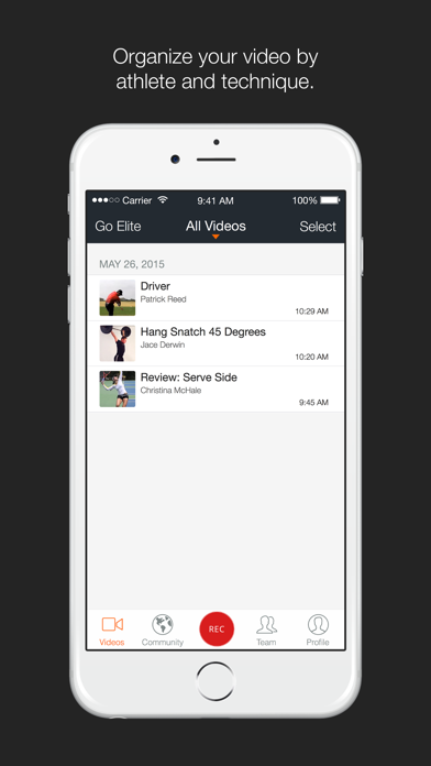 Hudl Technique screenshot1