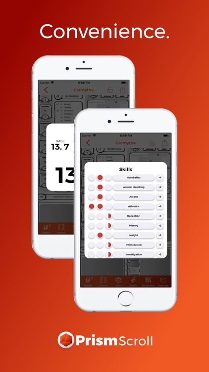 PrismScroll - Character Sheet screenshot-3