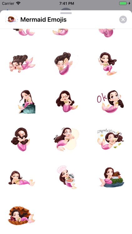 Mermaid Emojis screenshot-4